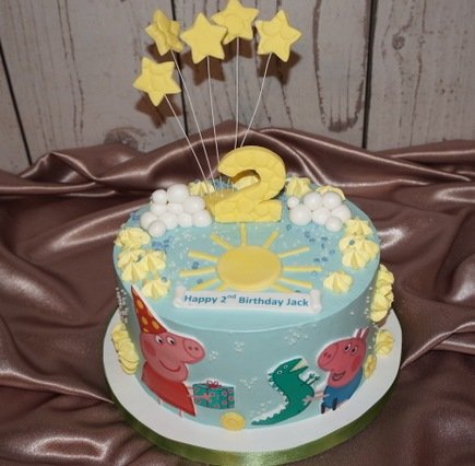 Peppa Pig Birthday Cake